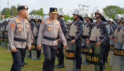 Polda Kalteng Gelar Apel Kesiapan Amankan May Day 2025 di Palangka Raya