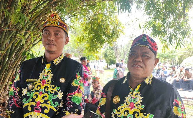 Kades Tumbang Pangka dan Huluk Habuhus Hadiri Peringatan HUT ke-68 Provinsi Kalteng, Dukung Penuh Deklarasi Huma Betang dan Gagasan Menuju Indonesia Emas 2045
