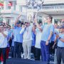 Meriah! Pemprov Kalteng Bagikan Hadiah Umroh dan Motor di Jalan Sehat Harkopnas
