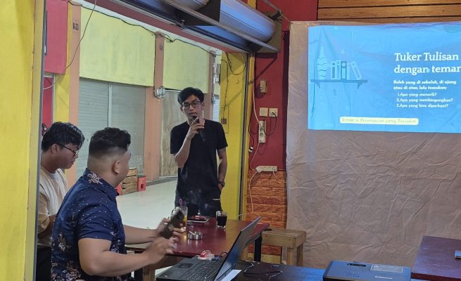 Di Tengah Krisis Minat Baca, Swarapena dan Walhi Kalteng Hadirkan Ruang Belajar Menulis di Palangka Raya