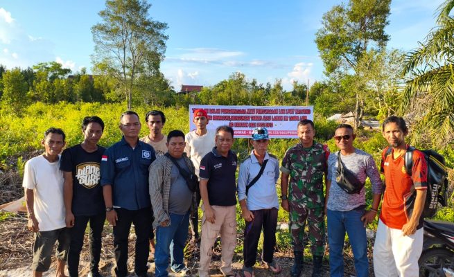 LSR LPMT Kalteng Amankan Lahan Milik Warga di Jalan G. Obos 14 dari Dugaan Serobotan Tanah