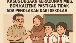 Kasus Dugaan Keracunan MBG, BGN Kalteng Pastikan Tidak Ada Penolakan dari Sekolah Maupun Orang Tua