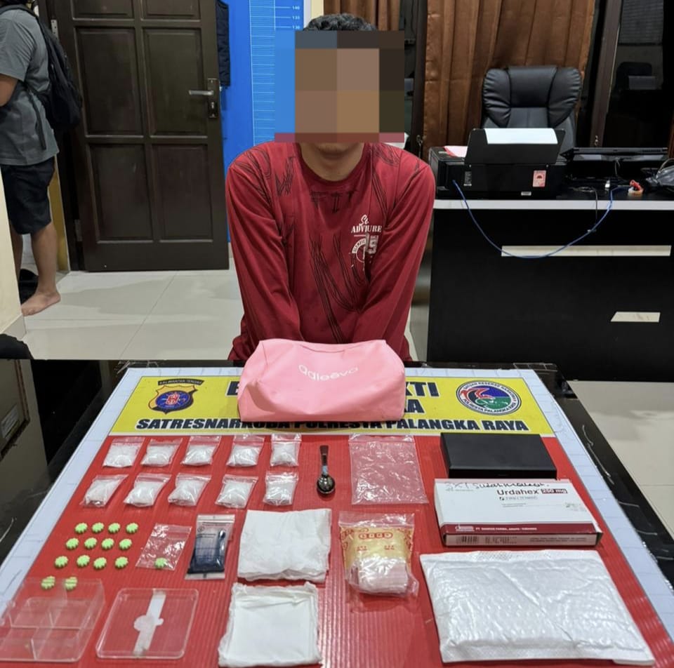 Berawal dari Laporan Warga, Polisi Tangkap Pengedar Sabu dan Ekstasi di Kecamatan Jekan Raya