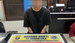 Polresta Palangka Raya Bekuk Pria 26 Tahun, Amankan Sabu dan Ekstasi dari Jalan Yos Sudarso III