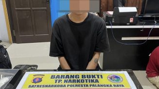 Polresta Palangka Raya Bekuk Pria 26 Tahun, Amankan Sabu dan Ekstasi dari Jalan Yos Sudarso III