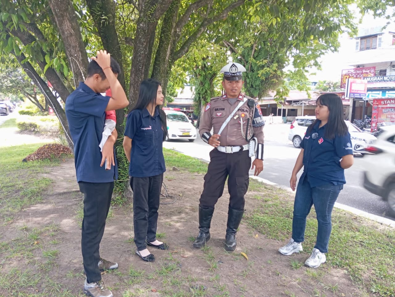 Unit Turjawali Satlantas Palangka Raya Gencarkan Edukasi Keselamatan Berkendara Lewat Program Polantas Menyapa