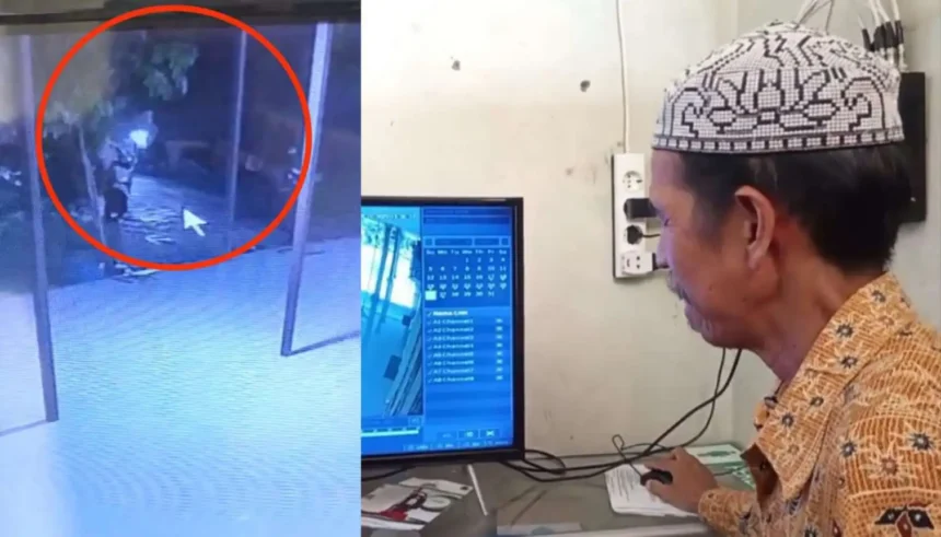 Maling Terekam CCTV, Pasangan Suami Istri Curi Motor Jamaah Saat Salat di Masjid Shalahuddin UPR