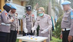 Polresta Palangka Raya Laksanakan Pemeriksaan Urine Anggota, Seluruhnya Dinyatakan Negatif Narkoba