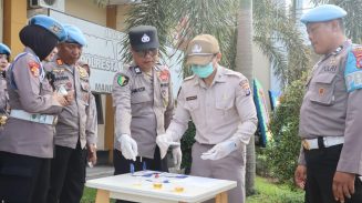 Polresta Palangka Raya Laksanakan Pemeriksaan Urine Anggota, Seluruhnya Dinyatakan Negatif Narkoba