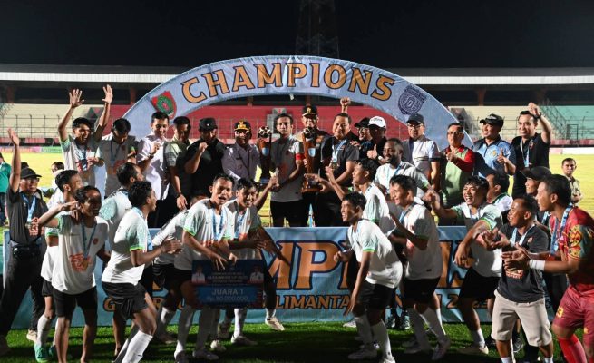 Gubernur Agustiar Saksikan Langsung Final Gubernur Cup 2025, Kobar United Raih Juara Usai Kalahkan Isen Mulang Selection