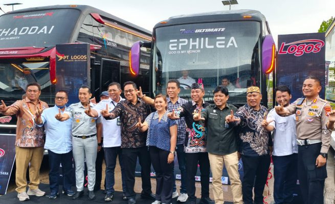 PO Logos Luncurkan Lima Sleeper Bus Baru, Disambut Positif Dishub Kalteng jelang masa mudik Nataru