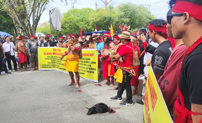 Aliansi Masyarakat Dayak Bersatu Desak Pemerintah Kalteng Tuntaskan Konflik Warga dan Perusahaan di Kapuas