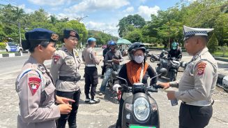 Polda Kalteng Tindak 50 Pelanggar di Razia Zebra Telabang, Mayoritas Tidak Bawa SIM dan Pajak Mati
