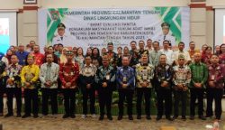 Pemprov Kalteng Perkuat Pengakuan dan Perlindungan Masyarakat Hukum Adat Dayak Lewat Rapat Evaluasi Bersama Kabupaten/Kota