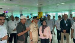 Jelang Libur Nataru 2025/2026, Gubernur Agustiar Sabran Tinjau Bandara Tjilik Riwut