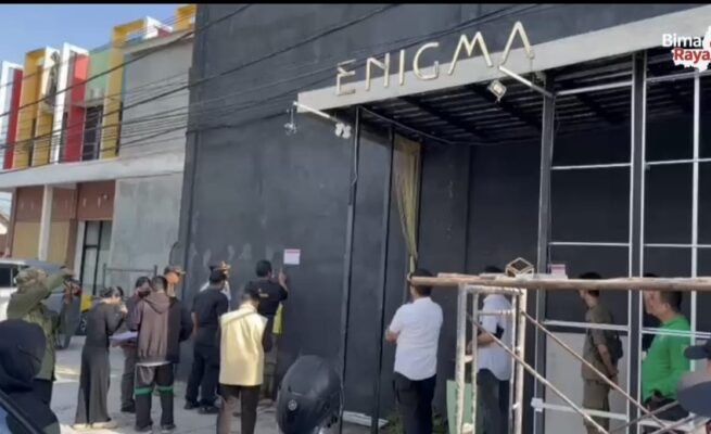 Satpol PP Palangka Raya Tutup Sementara THM Enigma Lounge & KTV karena Nekat Beroperasi Saat Ramadan