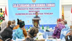 Gubernur Agustiar Sabran Terima Parlemen Inggris di Istana Isen Mulang, Dorong Penguatan Kerja Sama Internasional dan Komitmen Pelestarian Lingkungan Kalteng