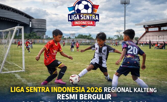 Liga Sentra Indonesia 2026 Resmi Bergulir di Palangka Raya, Diikuti Puluhan Tim Sepak Bola Usia Dini dari Berbagai Daerah di Kalimantan Tengah