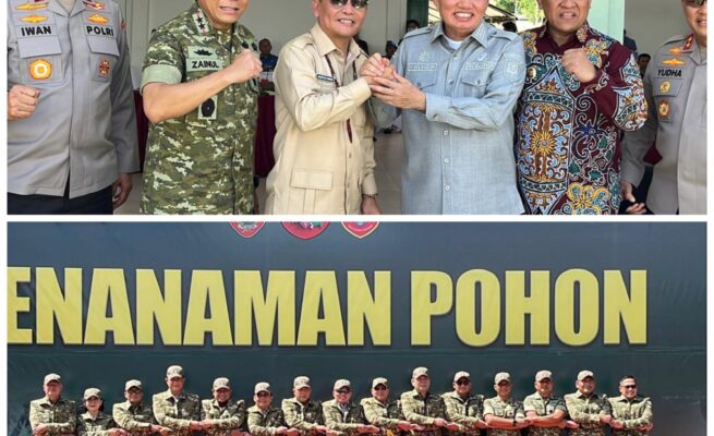 Penanaman Pohon dan Menembak Eksekutif, Pangdam XXII/TB Tegaskan Sinergi Kalteng–Kalsel untuk Stabilitas dan Pembangunan Daerah