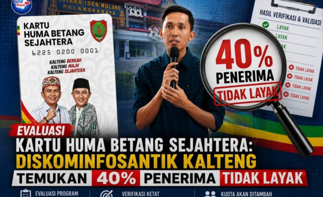 Evaluasi Kartu Huma Betang Sejahtera, 40 Persen Penerima Tidak Layak, Gubernur Instruksikan Verifikasi Ulang dan Siapkan Penambahan Kuota
