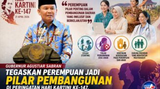 Gubernur Agustiar Sabran Tegaskan Perempuan Jadi Pilar Pembangunan di Peringatan Hari Kartini ke-147, Dorong Peran Aktif Hadapi Stunting hingga Isu Sosial