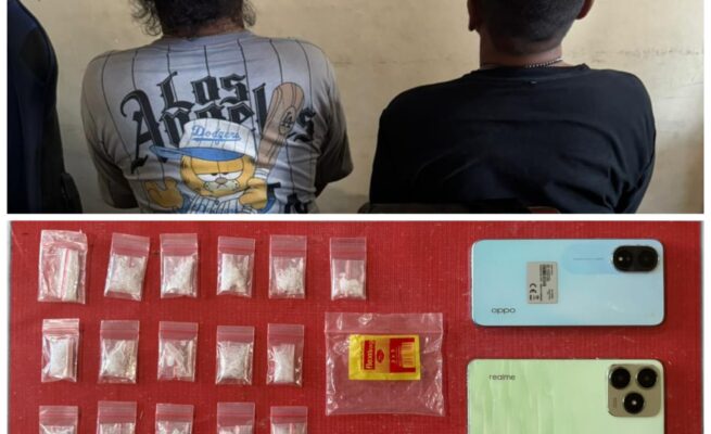 Dua Pengedar Sabu Dibekuk di Petuk Katimpun, Polisi Temukan 21 Paket Siap Edar