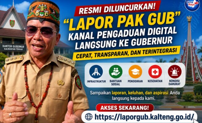 Permudah Aspirasi Masyarakat, Pemprov Kalteng Resmi Hadirkan “Lapor Pak Gub” sebagai Sistem Pengaduan Satu Pintu yang Cepat, Transparan, dan Responsif