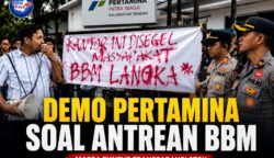 Demo Pertamina Kalteng Memanas, Massa Pertanyakan Arti “Stok BBM Aman”