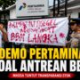 Demo Pertamina Kalteng Memanas, Massa Pertanyakan Arti “Stok BBM Aman”