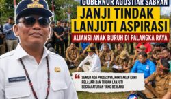 Gubernur Kalteng Terima Aspirasi Mahasiswa Anak Buruh, Agustiar Sabran Tegaskan Semua Usulan Akan Diproses Sesuai Aturan