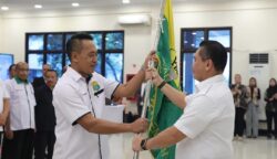 Dilantik Bersama 15 Ketua PBSI Daerah, Sugiyanto Optimistis Prestasi Bulutangkis Kalteng Terus Meningkat