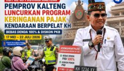 Kabar Baik untuk Warga Kalteng, Pemprov Bebaskan Denda Pajak Kendaraan dan Beri Potongan PKB hingga Juli 2026