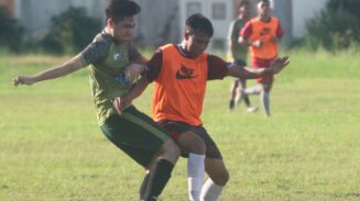 Jelang Porprov Kalteng, Tim Sepakbola Palangka Raya Matangkan Mental dan Fisik Lewat Uji Coba Kontra Persepun FC dan BBP
