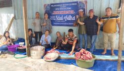 Satu Ekor Sapi Dikurbankan DPW IPJI Kalteng di Palangka Raya, Jadi Ajang Mempererat Kebersamaan Anggota dan Masyarakat