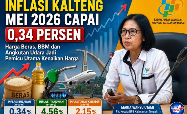 Pelaksana Tugas (Plt) Kepala BPS Kalimantan Tengah, Maria Wahyu Utami.