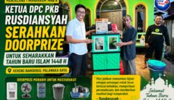Ketua DPC PKB Rusdiansyah Serahkan Doorprize Tahun Baru Islam 1448 H, Semarakkan Perayaan di Kereng Bangkirai