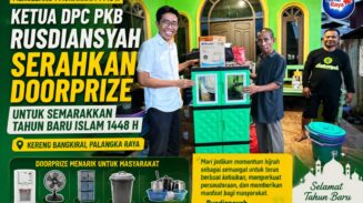 Ketua DPC PKB Rusdiansyah Serahkan Doorprize Tahun Baru Islam 1448 H, Semarakkan Perayaan di Kereng Bangkirai