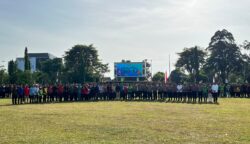 Polda Kalteng Gelar Apel Sabuk Kamtibmas, Kapolda Ajak Masyarakat Hidupkan Nilai Huma Betang