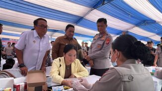 Puncak Bakti Kesehatan Hari Bhayangkara ke-80, Polda Kalteng Targetkan 1.500 Warga Mendapat Layanan Gratis