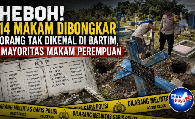 Heboh 14 Makam Dibongkar Orang Tak Dikenal di Bartim, Mayoritas Makam Perempuan