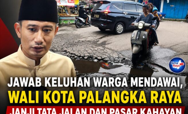Jawab Keluhan Warga Mendawai, Wali Kota Palangka Raya Janji Tata Jalan dan Pasar Kahayan