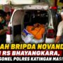 Jenazah Bripda Novandri Tiba di RS Bhayangkara Jalani Autopsi, Satu Personel Polres Katingan Masih Dicari