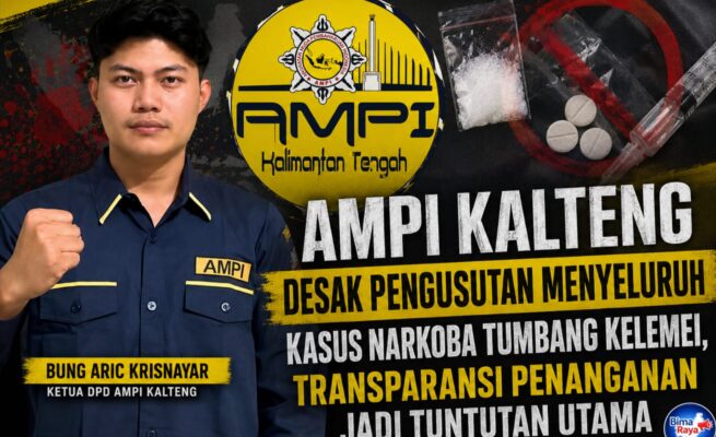AMPI Kalteng Desak Pengusutan Menyeluruh Kasus Narkoba Tumbang Kelemei, Transparansi Penanganan Jadi Tuntutan Utama