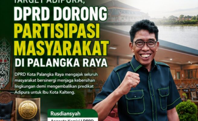 DPRD Palangka Raya Tegaskan Sinergi Pemerintah dan Masyarakat Menjadi Kunci Mengembalikan Predikat Adipura bagi Ibu Kota Kalimantan Tengah