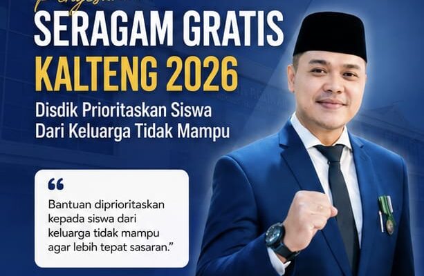 Program Seragam Gratis Kalteng 2026 Disesuaikan, Siswa Kurang Mampu Dapat Paket Lengkap hingga Sepatu Sekolah