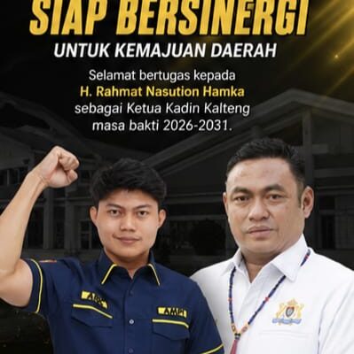 AMPI Kalteng Nyatakan Dukungan Penuh atas Dilantiknya H. Rahmat Nasution Hamka sebagai Ketua Kadin Kalteng, Siap Bangun Sinergi untuk Kemajuan Ekonomi Daerah