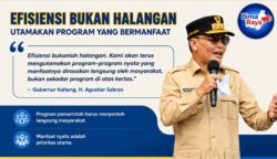 Tegaskan Efisiensi Bukan Halangan, Gubernur Agustiar: Kami Utamakan Program Nyata untuk Masyarakat