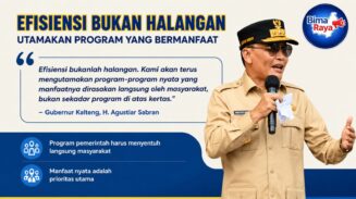 Tegaskan Efisiensi Bukan Halangan, Gubernur Agustiar: Kami Utamakan Program Nyata untuk Masyarakat