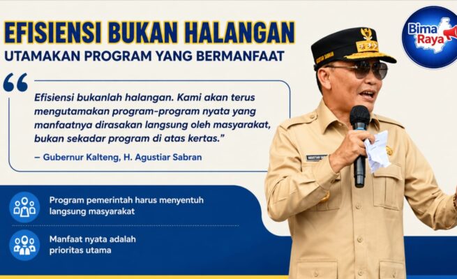Tegaskan Efisiensi Bukan Halangan, Gubernur Agustiar: Kami Utamakan Program Nyata untuk Masyarakat