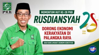 Peringatan HUT Ke-28 PKB, Rusdiansyah Tegaskan Fraksi PKB Akan Terus Mengawal Kesejahteraan Masyarakat